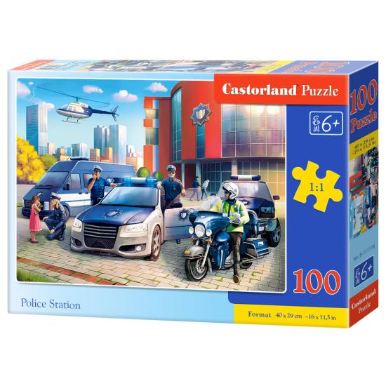 Puzzle Castorland Comisaría de Policía de 100 Piezas Puzzle Castorland Comisaría de Policía de 100 Piezas