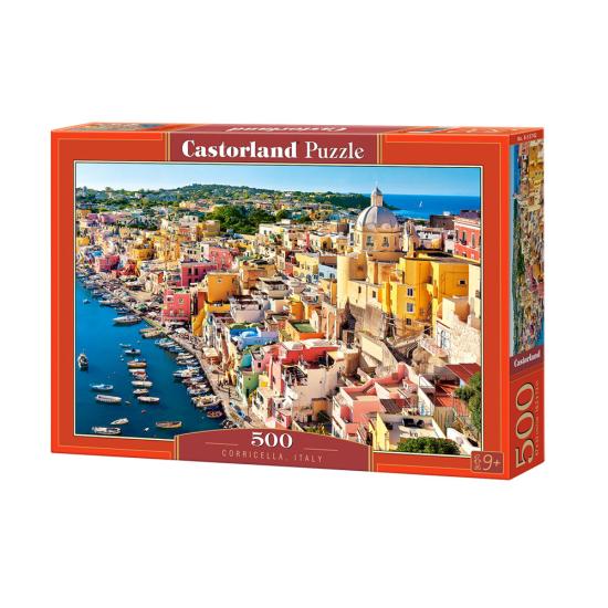 Puzzle Castorland Corricella, Italia de 500 Piezas