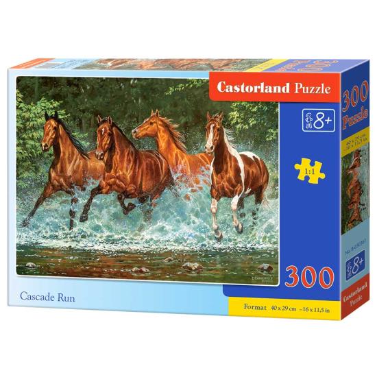 Puzzle Castorland Corriendo en la Cascada de 300 Piezas