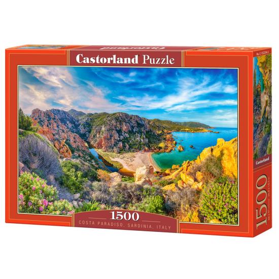 Puzzle Castorland Costa Paradiso, Sardinia, Italia de 1500 Pieza