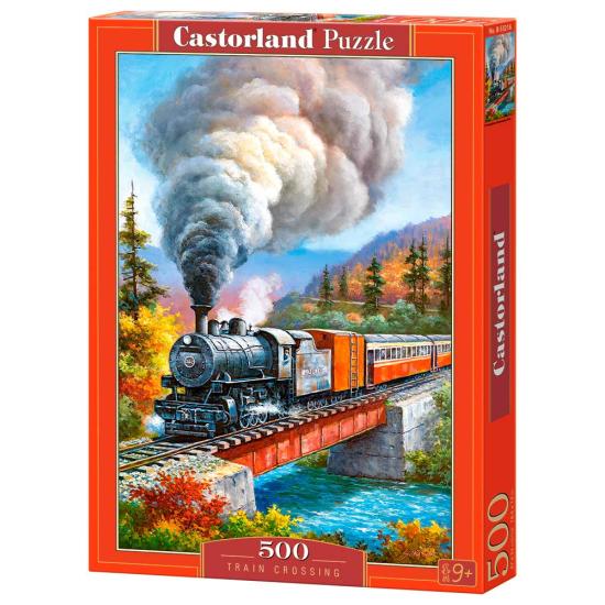Puzzle Castorland Tren Cruzando de 500 Piezas