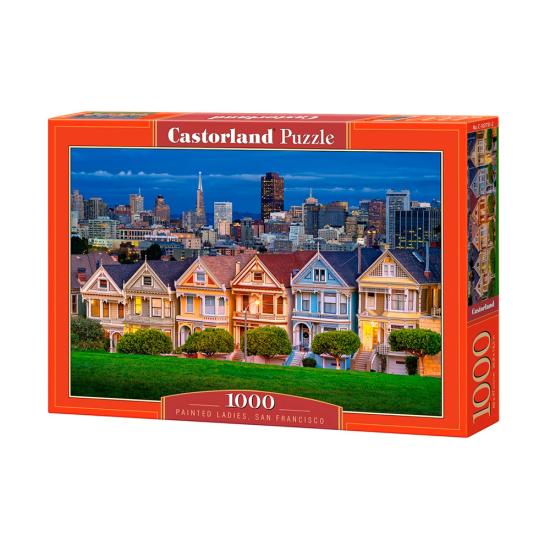 Puzzle Castorland Damas Pintadas, San Francisco, 1000 Piezas Puzzle Castorland Damas Pintadas, San Francisco, 1000 Piezas
