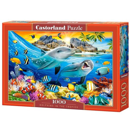 Puzzle Castorland Delfines en el Trópico de 1000 Piezas