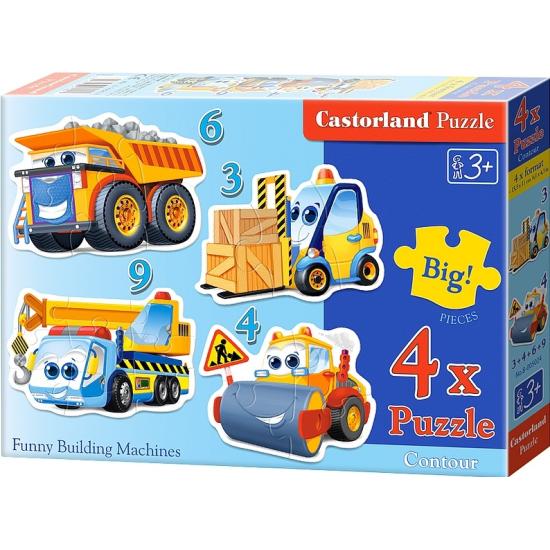 Puzzle Castorland Divertidas Máquinas de Construcción