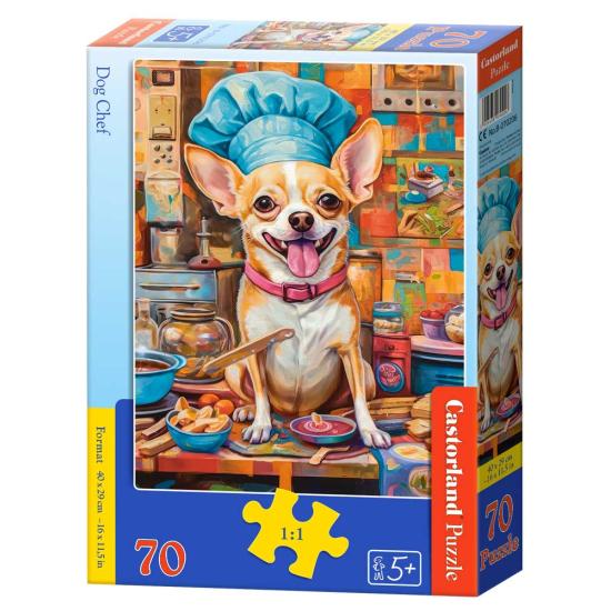 Puzzle Castorland El Perro Chef de 70 Piezas Puzzle Castorland El Perro Chef de 70 Piezas