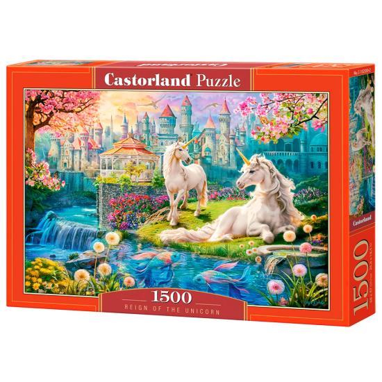 Puzzle Castorland El Reinado Del Unicornio de 1500 Piezas