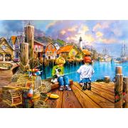 Puzzle Castorland En el Muelle de 1000 Piezas