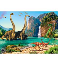 Puzzle Castorland En El Mundo de los Dinosaurios de 60 Piezas