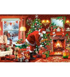 Puzzle Castorland Entrega Especial de Papá Noel de 1500 Pzs