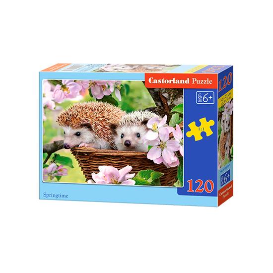 Puzzle Castorland Erizos en Primavera de 120 Piezas Puzzle Castorland Erizos en Primavera de 120 Piezas