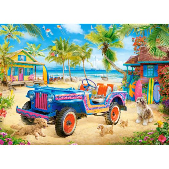 Puzzle Castorland Escapada a la Playa de 180 Piezas