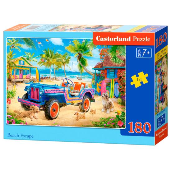 Puzzle Castorland Escapada a la Playa de 180 Piezas