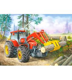 Puzzle Castorland Excavadora en Bosque de 60 Piezas