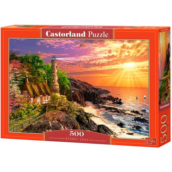 Puzzle Castorland Faro en el Acantilado de 500 Piezas