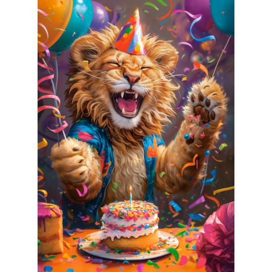 Puzzle Castorland Feliz Cumpleaños León de 300 Piezas Puzzle Castorland Feliz Cumpleaños León de 300 Piezas