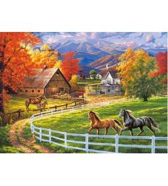 Puzzle Castorland Finca del Valle de los Caballos de 200 Pzs