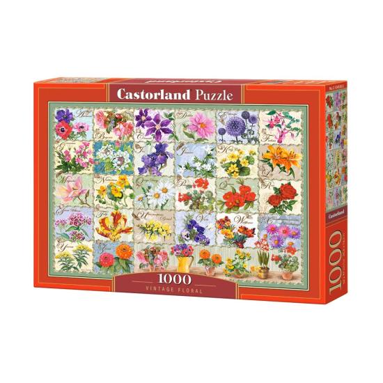 Puzzle Castorland Flores Vintage de 1000 Piezas Puzzle Castorland Flores Vintage de 1000 Piezas