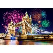 Puzzle Castorland Fuegos Artificiales en Londres de 500 Piezas