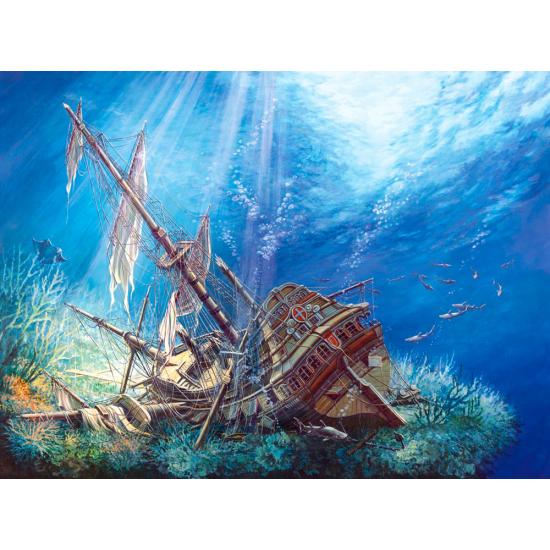 Puzzle Castorland Galeón Hundido de 2000 Piezas