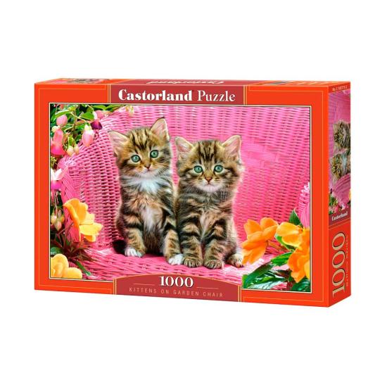 Puzzle Castorland Gatitos en Silla de Jardín de 1000 Piezas