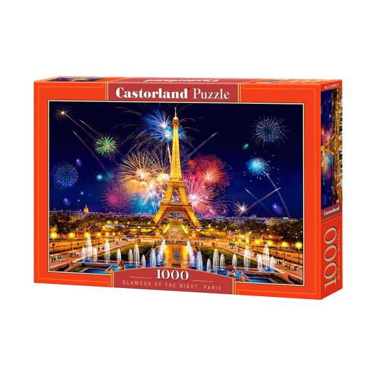 Puzzle Castorland Glamour de la Noche, París de 1000 Piezas Puzzle Castorland Glamour de la Noche, París de 1000 Piezas