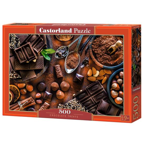Puzzle Castorland Golosinas de Chocolate de 500 Piezas Puzzle Castorland Golosinas de Chocolate de 500 Piezas