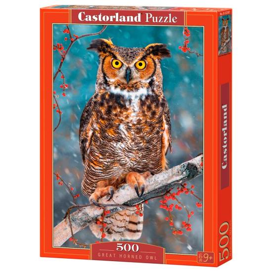 Puzzle Castorland Gran Buho Cornado de 500 Piezas Puzzle Castorland Gran Buho Cornado de 500 Piezas
