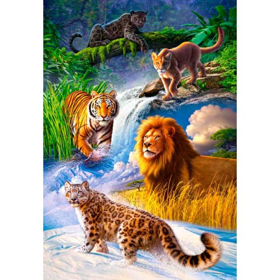 Puzzle Castorland Grandes Felinos de 1000 Piezas