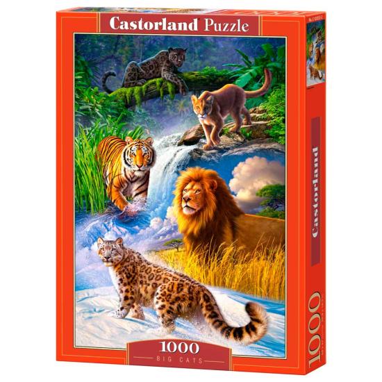 Puzzle Castorland Grandes Felinos de 1000 Piezas