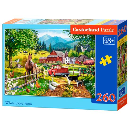 Puzzle Castorland Granja De La Paloma Blanca de 260 Piezas