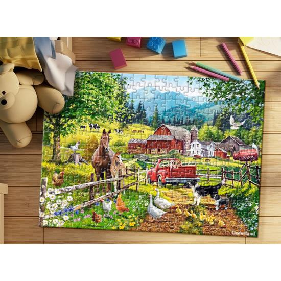 Puzzle Castorland Granja De La Paloma Blanca de 260 Piezas