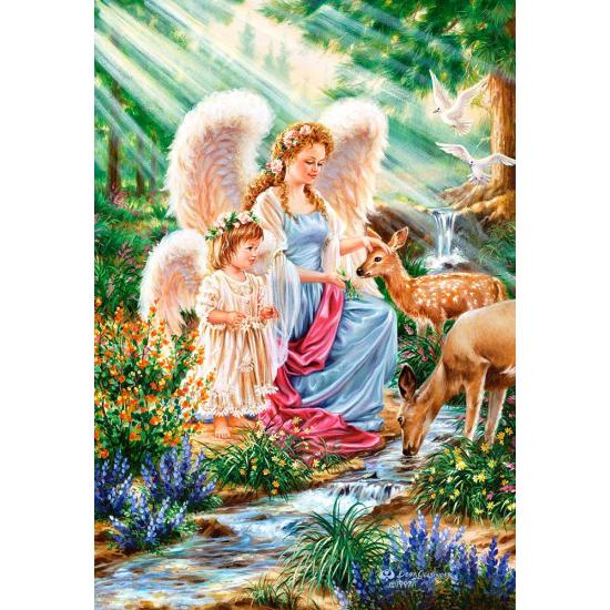 Puzzle Castorland Haciendo Nuevos Amigos de 1500 Piezas