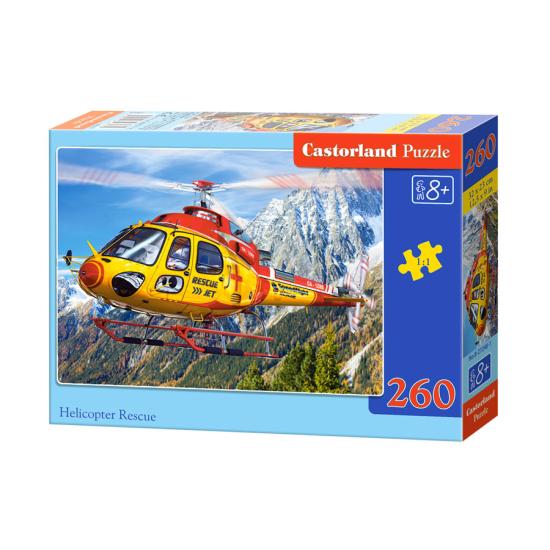 Puzzle Castorland Helicoptero de Rescate de Tigre 260 Piezas