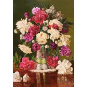 Puzzle Castorland Hermosas Peonias de 500 Piezas