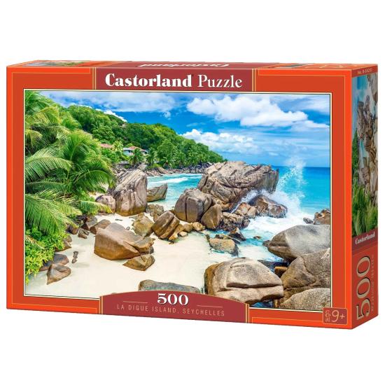 Puzzle Castorland Isla De La Digue, Seychelles de 500 Piezas