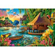 Puzzle Castorland Isla Tropical de 1000 Piezas