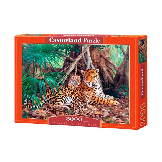 Puzzle Castorland Jaguares en la Jungla de 3000 Piezas