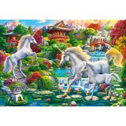 Puzzle Castorland Jardín de Unicornios de 1500 Pzs