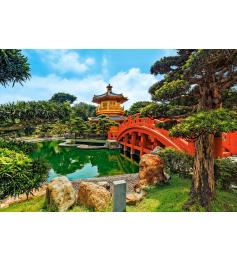 Puzzle Castorland Jardín Nan Lian, Hong Kong de 1000 Pzs