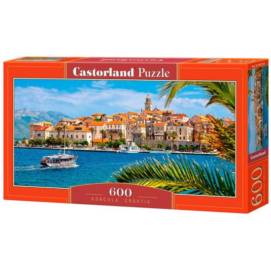 Puzzle Castorland Korcula, Croacia de 600 Piezas