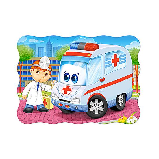 Puzzle Castorland La Ambulancia y El Doctor de 30 Piezas