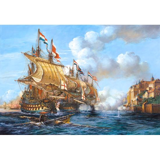 Puzzle Castorland La Batalla de Puerto Bello de 2000 Piezas