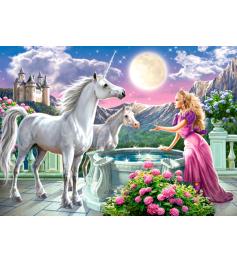 Puzzle Castorland La Princesa y Sus Unicornios de 120 Piezas