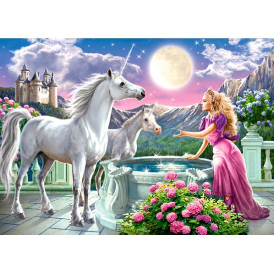Puzzle Castorland La Princesa y Sus Unicornios de 120 Piezas Puzzle Castorland La Princesa y Sus Unicornios de 120 Piezas