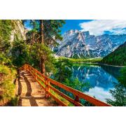 Puzzle Castorland Lago Braies, Italia de 1000 Piezas