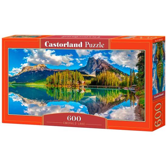 Puzzle Castorland Lago Esmeralda de 600 Piezas Puzzle Castorland Lago Esmeralda de 600 Piezas