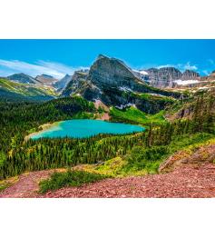 Puzzle Castorland Lago Grinnell, Parque Nacional Glaciar de 3000