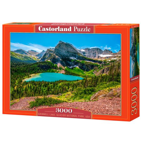Puzzle Castorland Lago Grinnell, Parque Nacional Glaciar de 3000