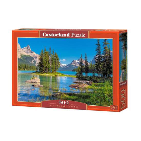 Puzzle Castorland Lago Maligne, Canadá de 500 Piezas Puzzle Castorland Lago Maligne, Canadá de 500 Piezas