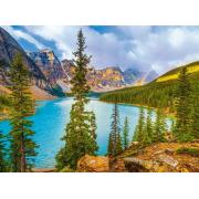Puzzle Castorland Lago Moraine, Parque Nacional Banff, Canadá de